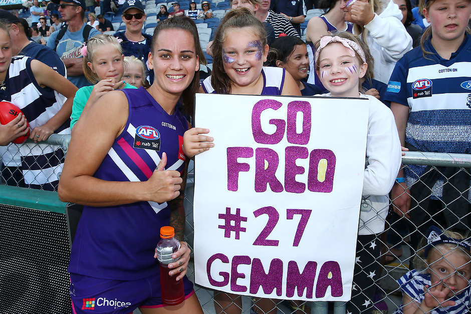 AFLW 2019 Round 06 - Geelong v Fremantle Fremantle must beat North Melbourne this weekend to secure a spot in the AFLW Finals - AFLW,Fremantle Oval,Fremantle,Fremantle Dockers,North Melbourne